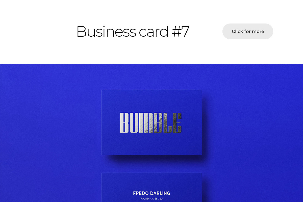 Business Card Mockup Template Bundle, a Business Card Template by PrintPixel (Photo 98 of 104)
