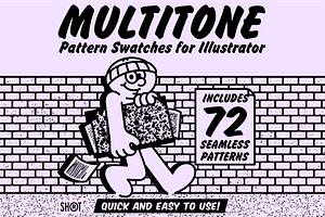 Multitone Illustrator Swatches, a Palette Add-On by MightySHORT