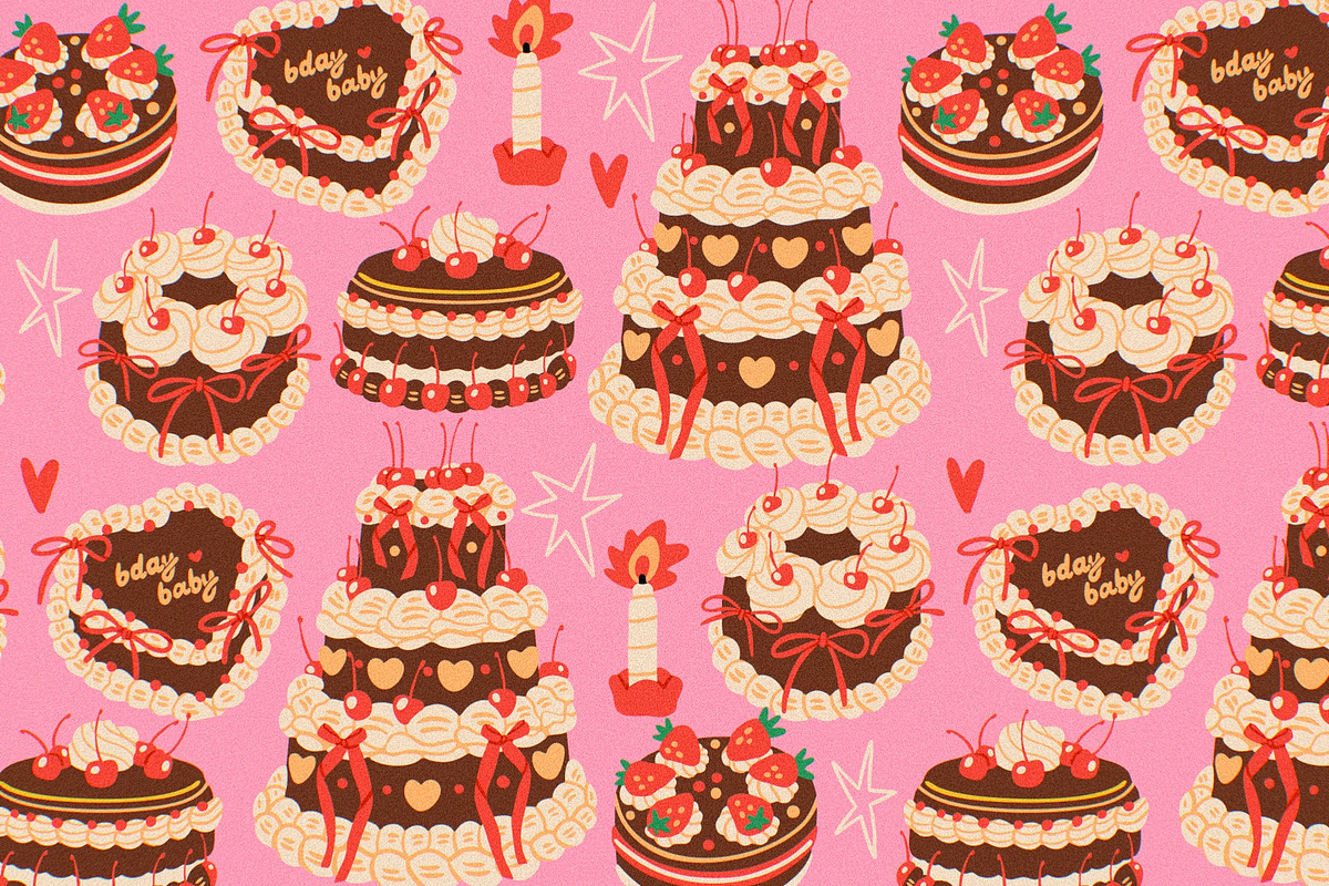 Birthday cakes, a Food Illustration by Twisted Tail (Photo 3 of 7)