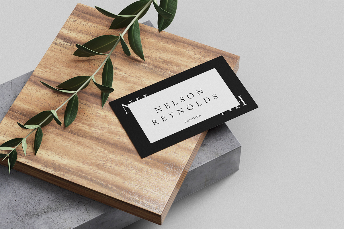 Minimalist Business Card Template, a Business Card Template by INRASSION (Photo 2 of 6)