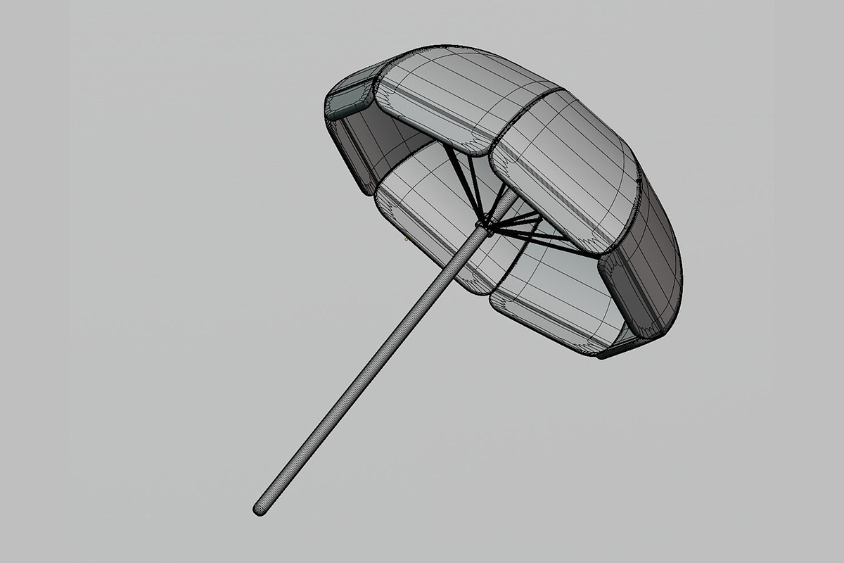 Beach Umbrella, an Object 3D Model by fahad121 (Photo 6 of 7)