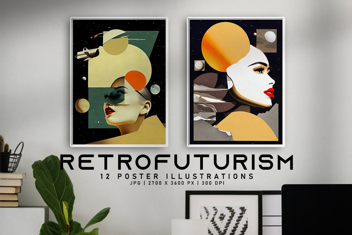 Retrofuturism, a Decorative Illustration by Digital Art Creations (Photo 6 of 7)