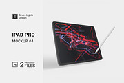 iPad Pro Mockup #4, an iPad Mockup by Seven Lights (Thumbnail 1 of 7)