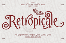 Retropicale - Classic Serif Font