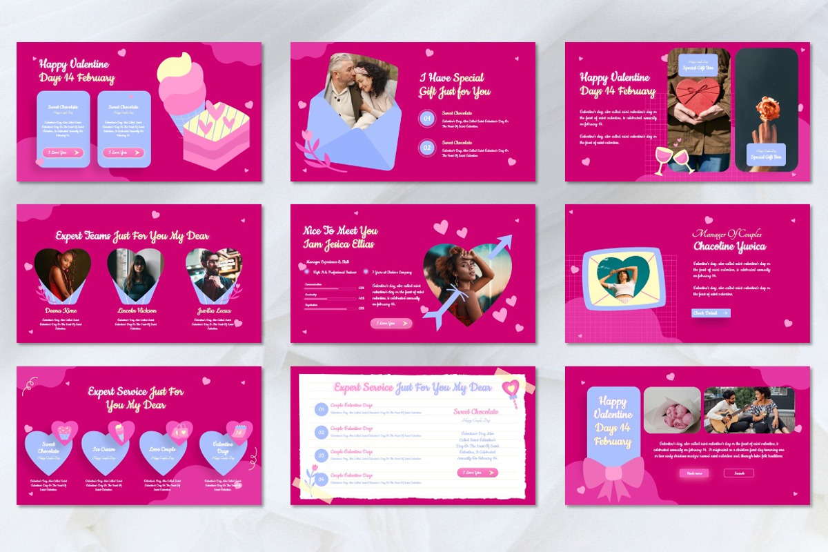 Couples - 14 February Powerpoint, a Presentation Template by Dhabee (Photo 4 of 8)