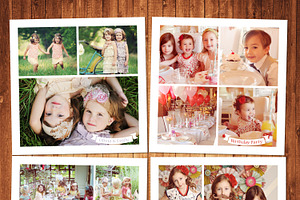  Photography Templates Collage Set