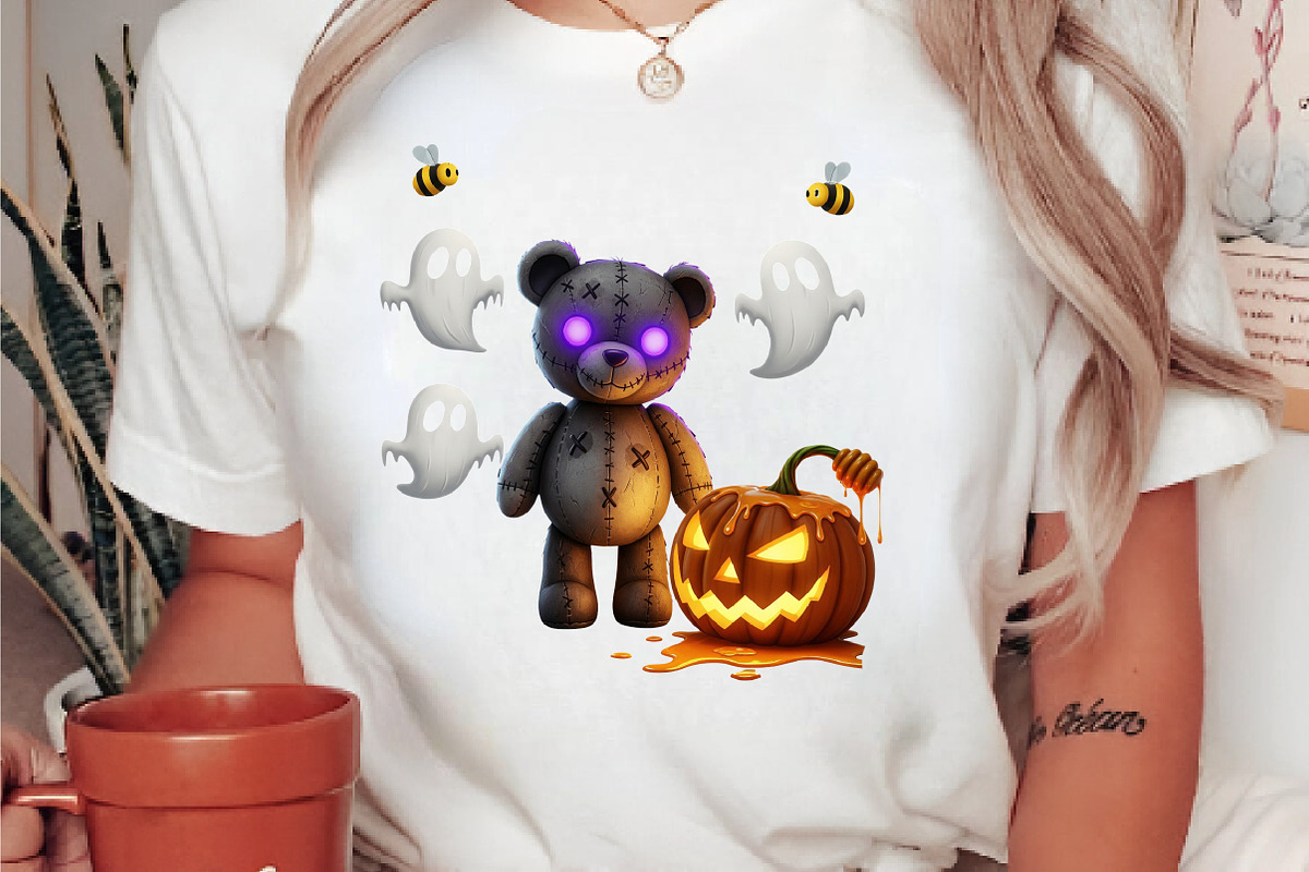 Spooky Teddy Bear, an Illustration by DreamArtGraphic (Photo 5 of 5)