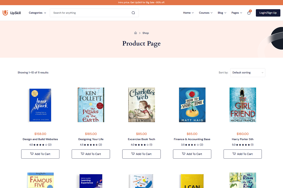 Education Online Courses LMS, a WordPress Template by Shasha (Photo 7 of 12)