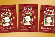 Meet Santa Event Flyer, a Flyer Template by Gumico Studio. (Thumbnail 1 of 3)