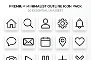 Bundles Remote Outline Icons, an Outline Icon by adenpinkstore (Thumbnail 8 of 18)