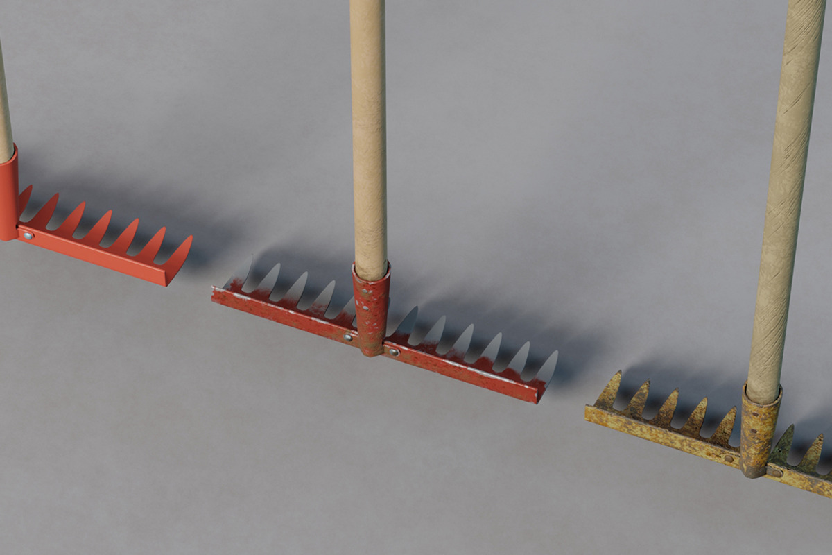 Rake, an Object 3D Model by mockupzz (Photo 9 of 10)