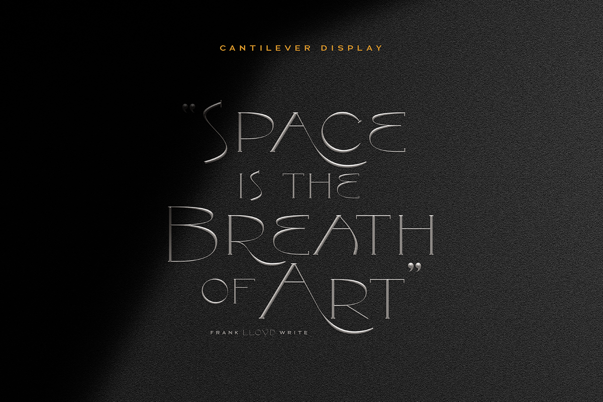 Cantilever Display Font, a Serif Font by PiiNK iiNK STUDiO (Photo 5 of 13)