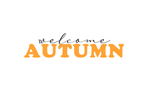 Hand-drawn Autumn Lettering