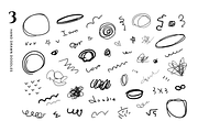 546 hand drawn doodles, an Object Graphic by Pinkbrush (Thumbnail 4 of 11)