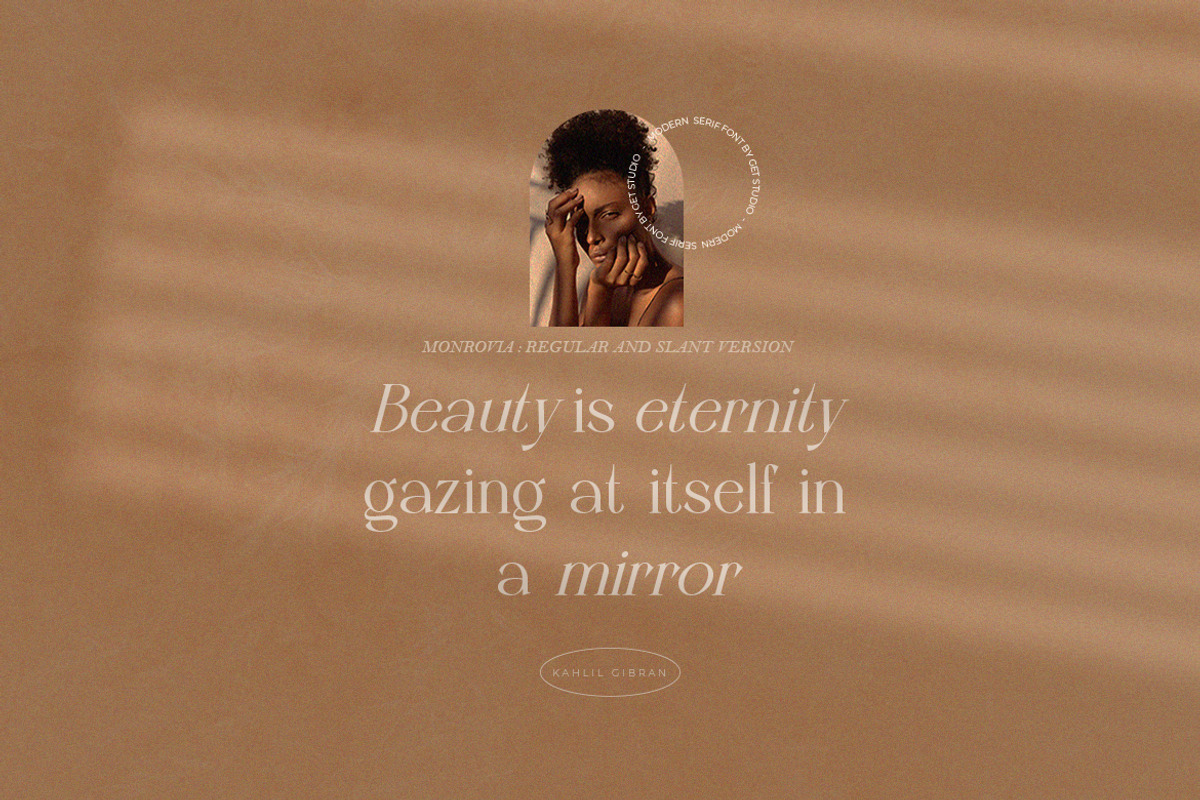 Monrovia - Modern Serif Font, a Serif Font by Get Studio (Photo 4 of 16)