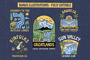 Sun Valley Typeface + 10 Extras, a Handwritten Font by Dawaii Goods (Thumbnail 7 of 9)
