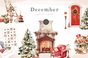 December Christmas, a Decorative Illustration by heyiamalice (Thumbnail 1 of 16)