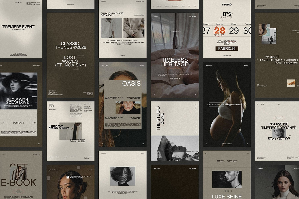 Social Media Templates, a Social Media Template by Pixel Grid (Photo 4 of 9)
