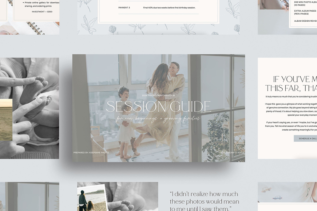 Canva Photography Services Guide, a Marketing Template by Lennox Creative Co. (Photo 1 of 2)