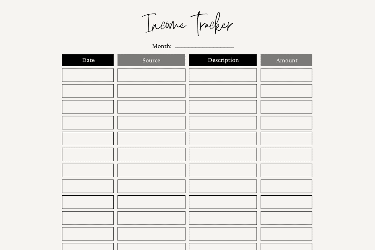 Financial Planner, a Stationery Template by Brand Your Biz Co. (Photo 6 of 10)