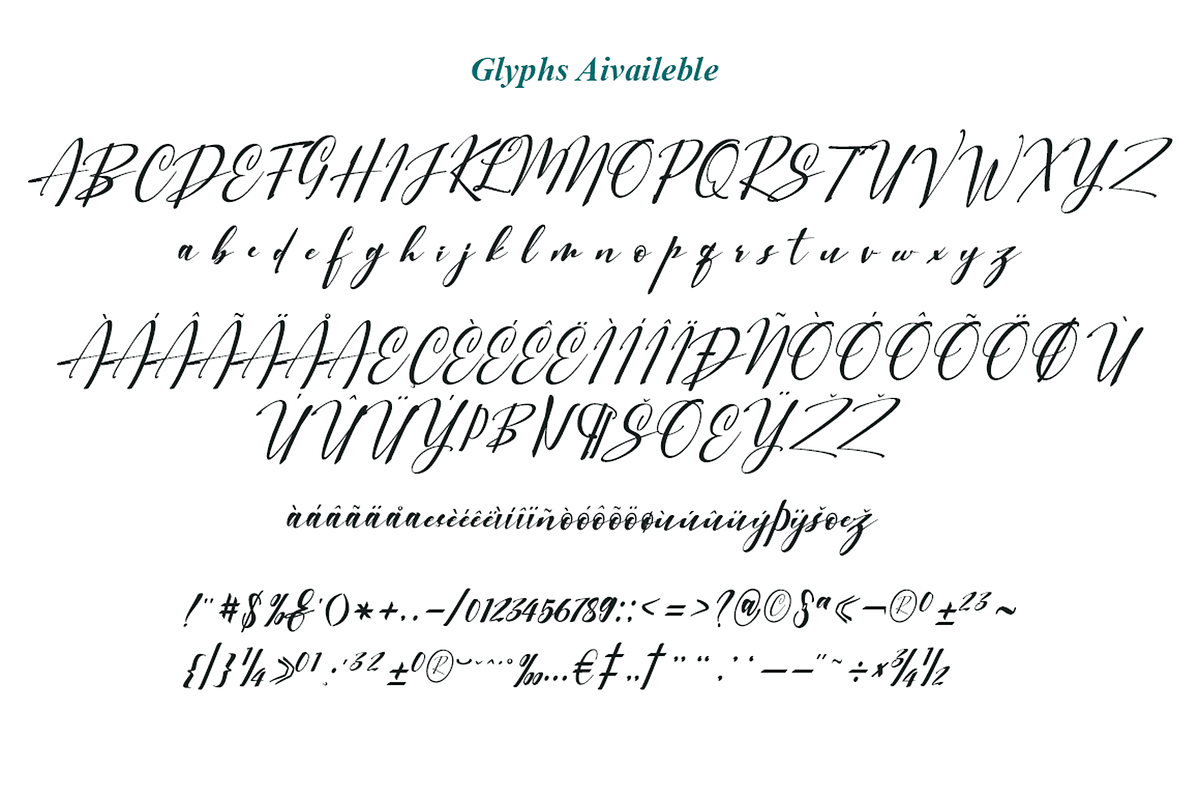 Charlotte Script, a Script Font by PollemSt (Photo 7 of 8)