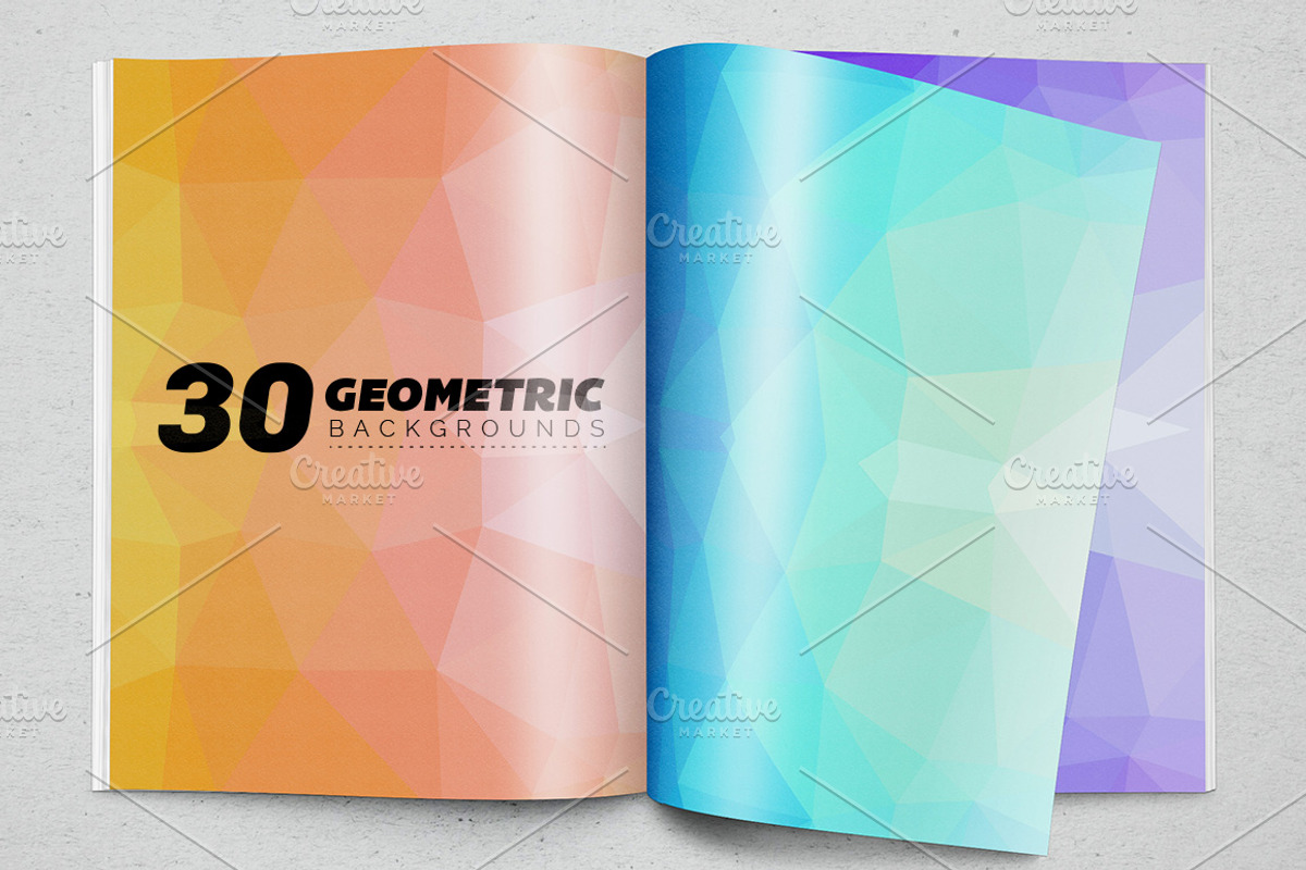 Geometric Backgrounds 30 - 1 preview 3