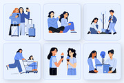Friends Illustration Art Set, a Person Illustration by Brickclay (Thumbnail 6 of 9)