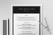 Resume/CV Template X, a Resume Template by Print Forge (Thumbnail 1 of 3)