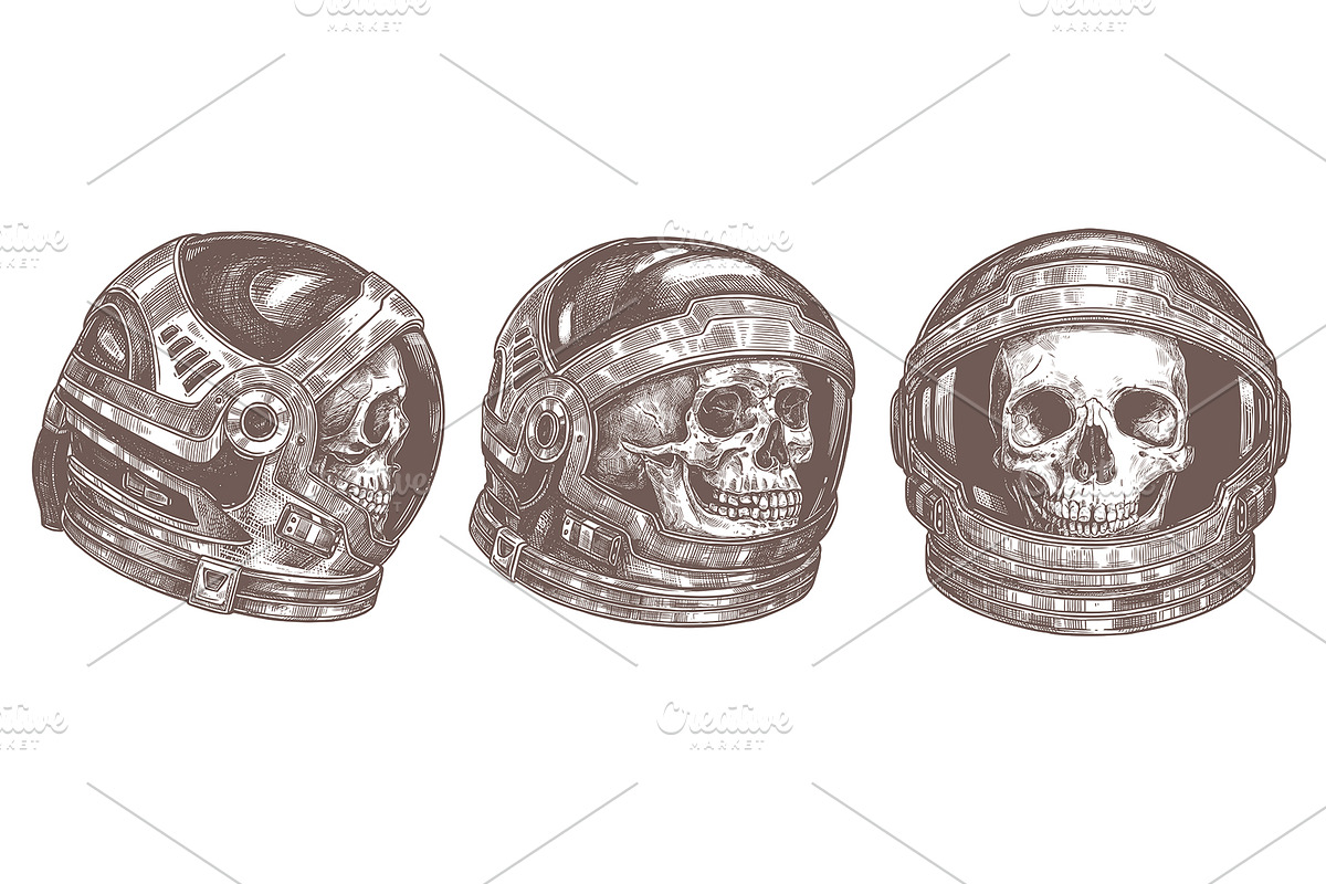 Astronaut Helmet, an Animal Illustration by alexrockheart (Photo 5 of 9)