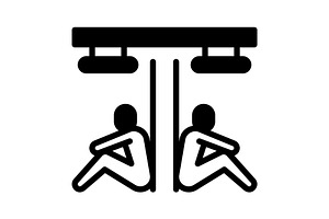 Separate detached solid icon, a Solid Icon by Creative priyanka