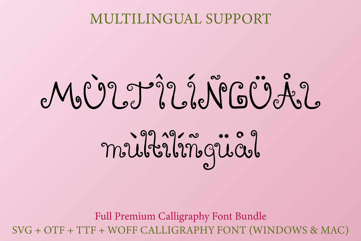 Lovely Elf - Swirly Font, a Sans Serif Font by Inventype Studio (Photo 4 of 9)