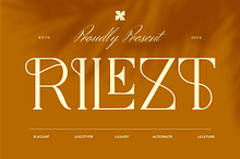 Rilezt || Modern Classy Serif Font