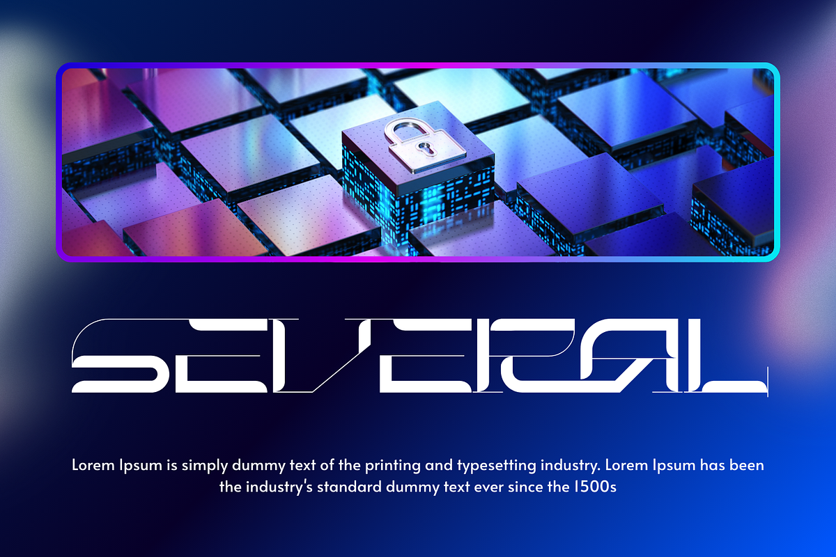 DIGITAL DIVIDE - FUTURISTIC FONT, a Sans Serif Font by 177Studio (Photo 2 of 8)