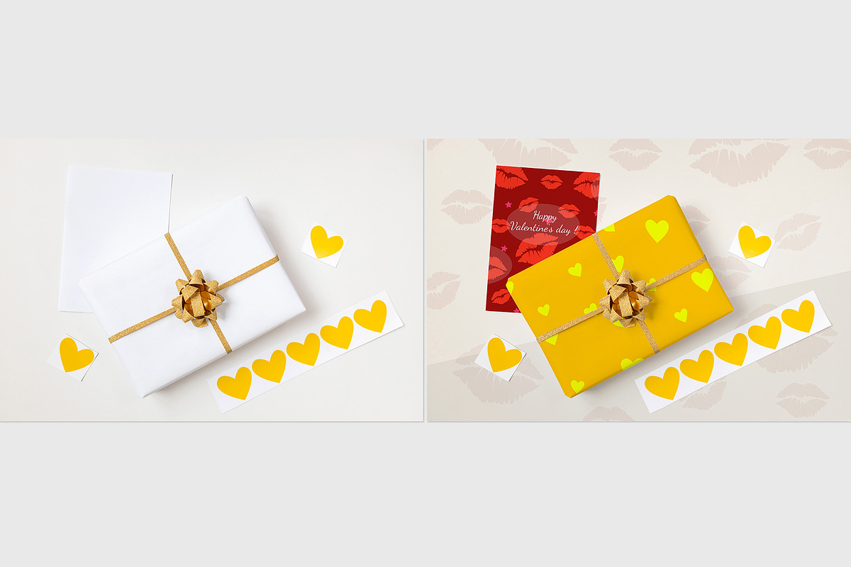 GIFT WRAP MOCKUPS PSD Layered, a Packaging Mockup by bazarova (Photo 9 of 20)