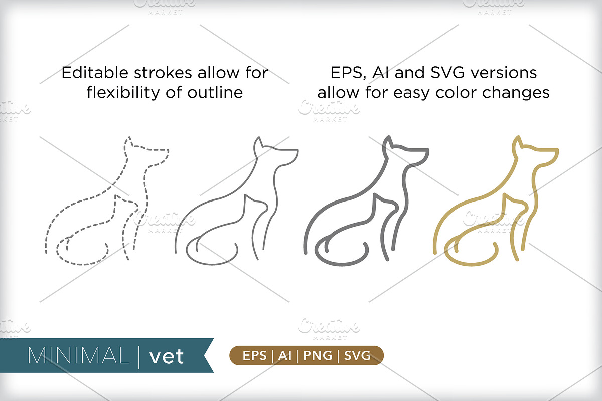 Minimal vet icons, an Outline Icon by Picture Window (Photo 5 of 5)