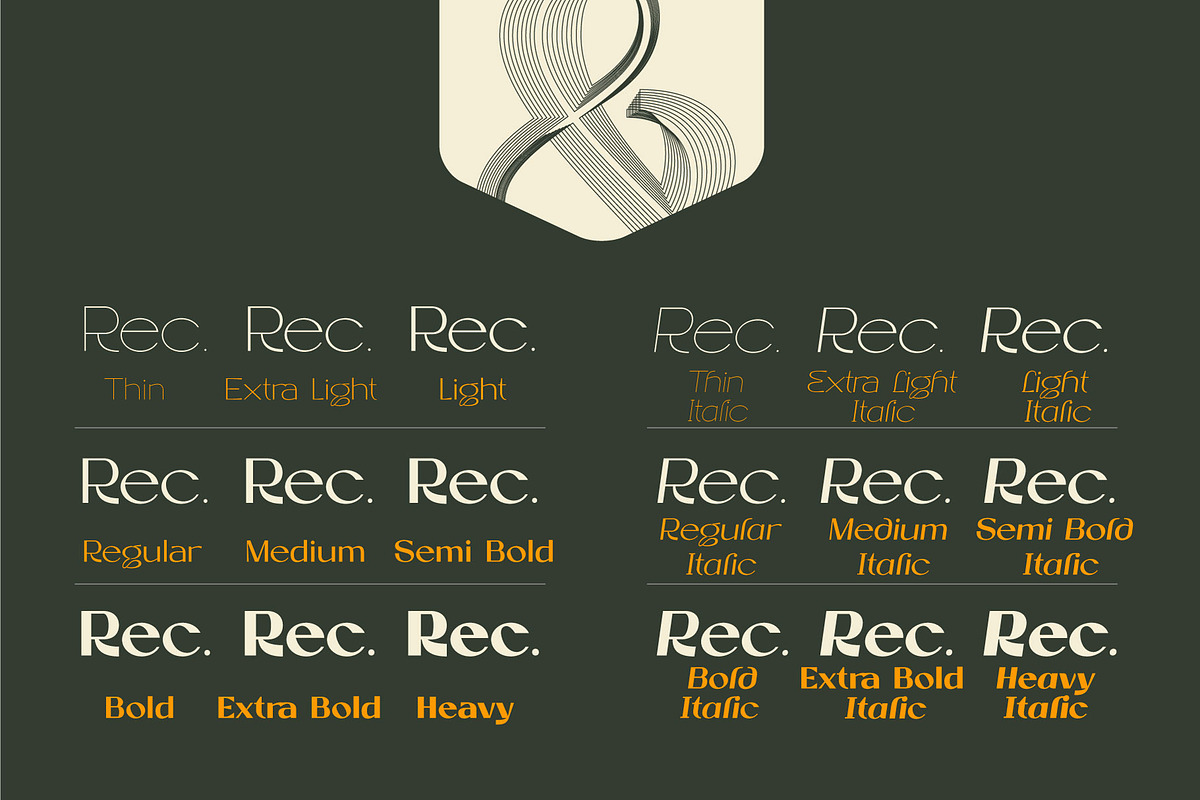 Reclamo - 18 San Serif Font, a Font by AuthenType (Photo 4 of 15)