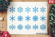 Snowflakes SVG - Snowflakes cut file, a Decorative Illustration by SharpMarketplace (Thumbnail 1 of 3)