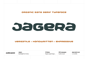 Jagera - Handwritten Typeface