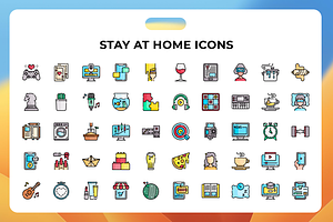 Stay At Home Icons, an Icon by Wencory
