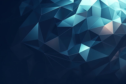 Polygonal abstract background. Generative AI, an Abstract Photo by OSORIOartist