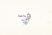 Garden birds watercolor clipart, an Animal Illustration by Art & Things (Thumbnail 4 of 4)