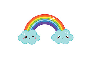 Cute Kawaii Rainbow