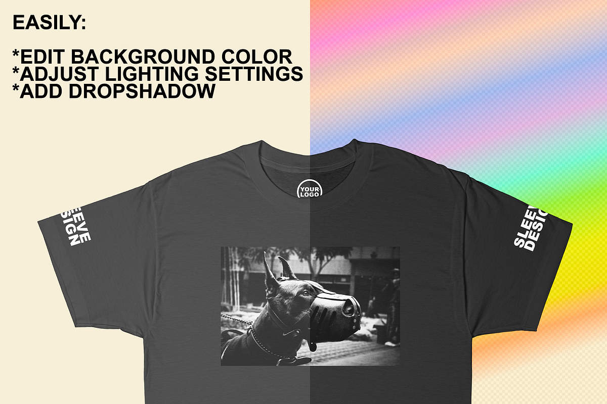 Tshirt Mockup Hanes 5180, a Shirt Mockup by Infinity Mockups (Photo 5 of 8)
