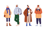 People in fashion winter clothes set, a Person Illustration by Good Studio (Thumbnail 2 of 5)