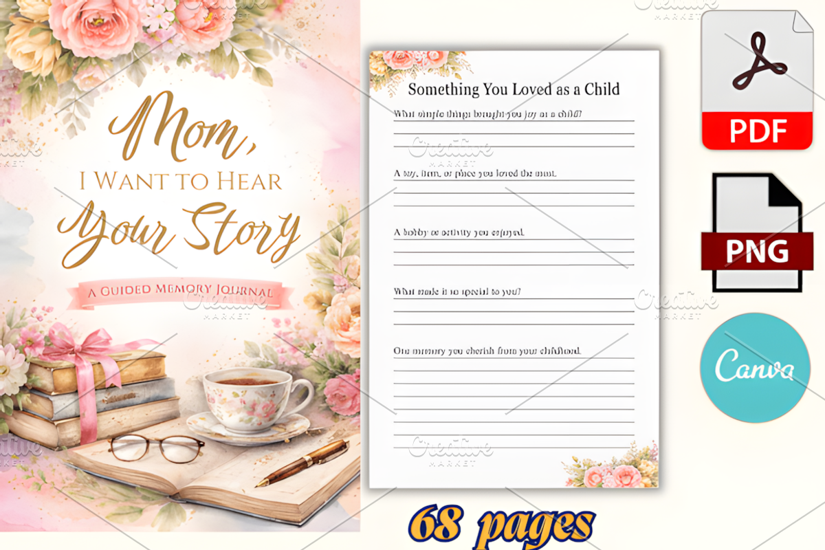 “Mom, I Want to Hear Your Story” Jou, a Marketing Template by Coco Bloom (Photo 2 of 5)