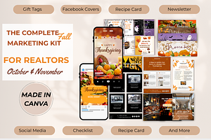 Realtor Marketing Kit Bundle, a Social Media Template by SassyCorners
