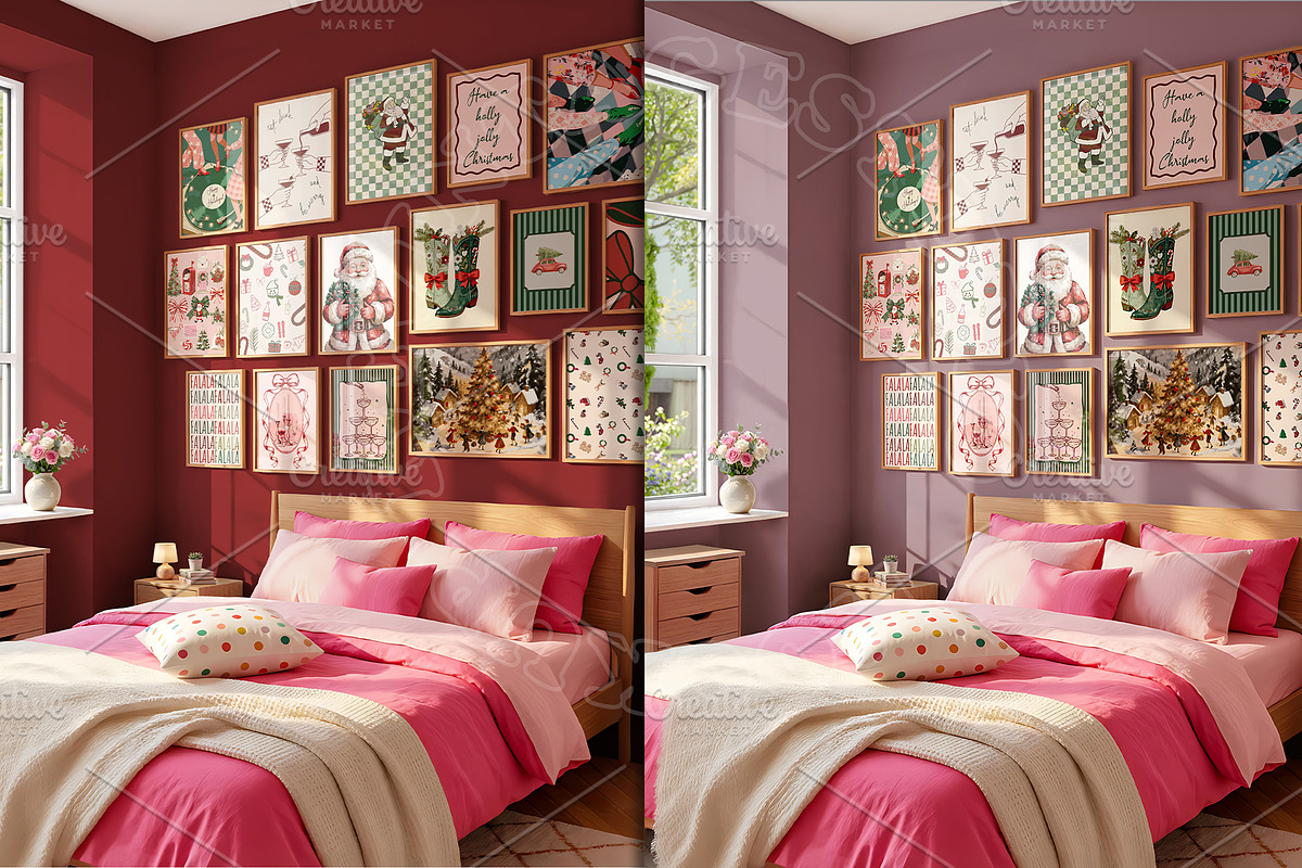 Frame Mockup Gallery Wall | BEDROOM, a Household Mockup by RevintageStudio (Photo 5 of 6)