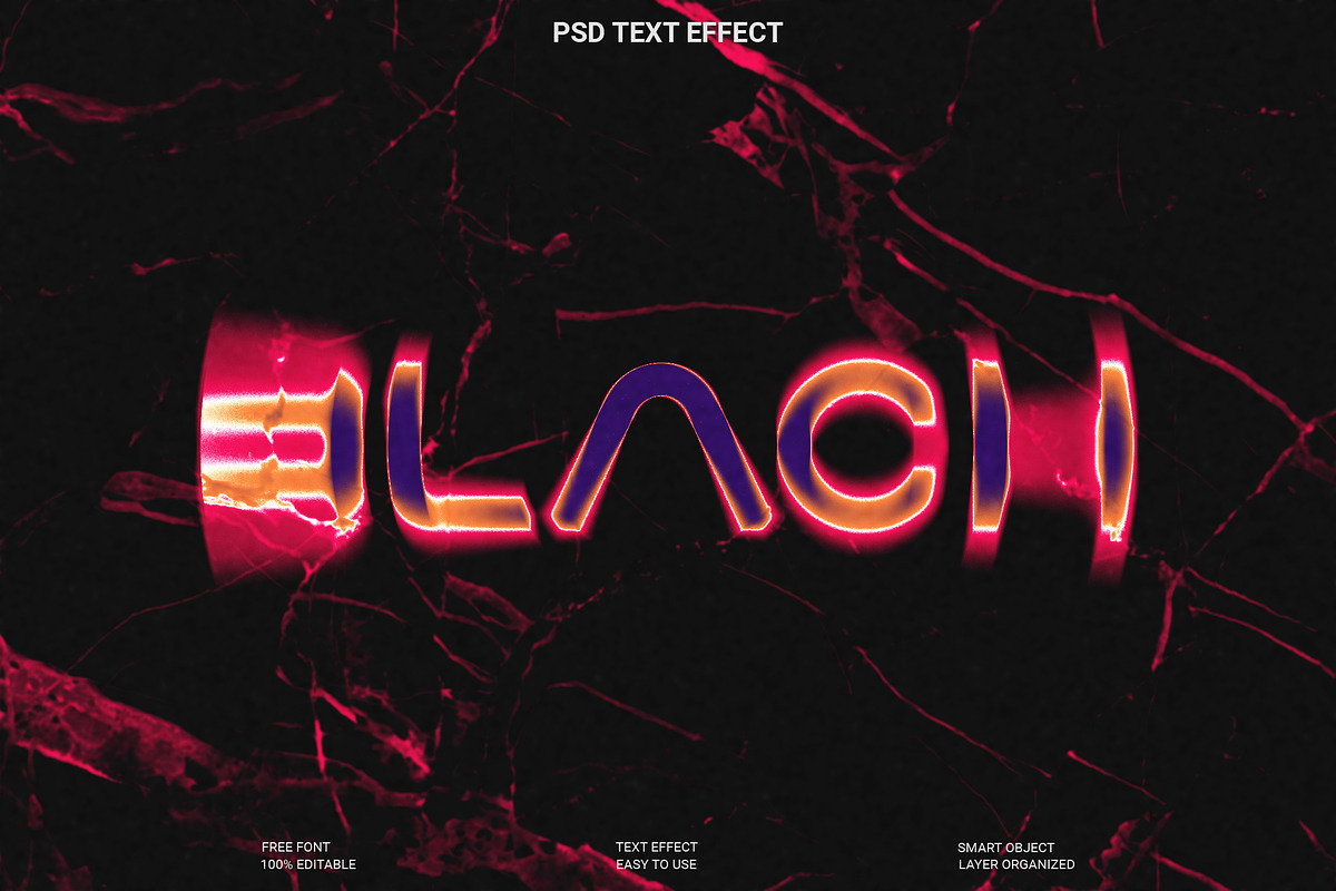 Cyberpunk Photoshop Text Effect, a Layer Style Add-On by Imamul001