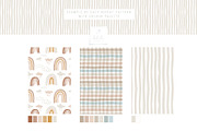 Scandi-Style Flowers and Rainbows, a Pattern Graphic by bhldesigns (Thumbnail 5 of 13)