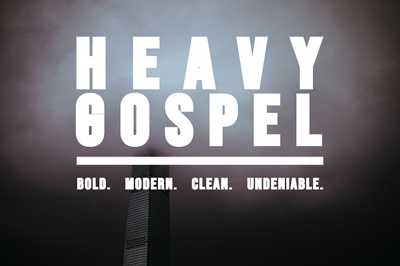 HEAVY GOSPEL - A Bold Modern Title preview 6